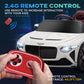Aosom 12V Electric Ride on Car with Butterfly Doors, 3.1 MPH Kids Ride-on Toy for Boys and Girls with Remote Control, Suspension System, Horn Honking, White