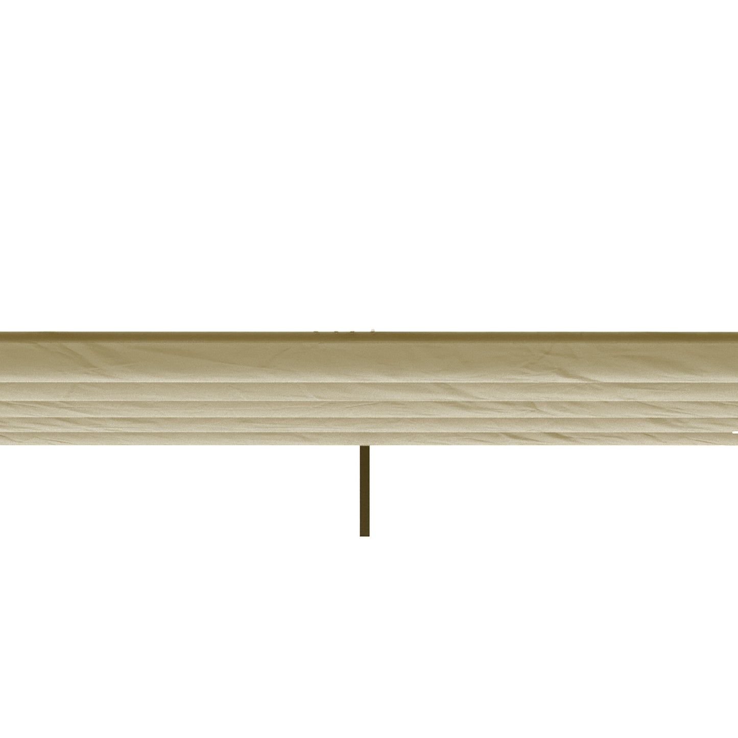 Outsunny Retractable Replacement Pergola Canopy for 10' x 10' Pergola, Pergola Cover Replacement, Cream White