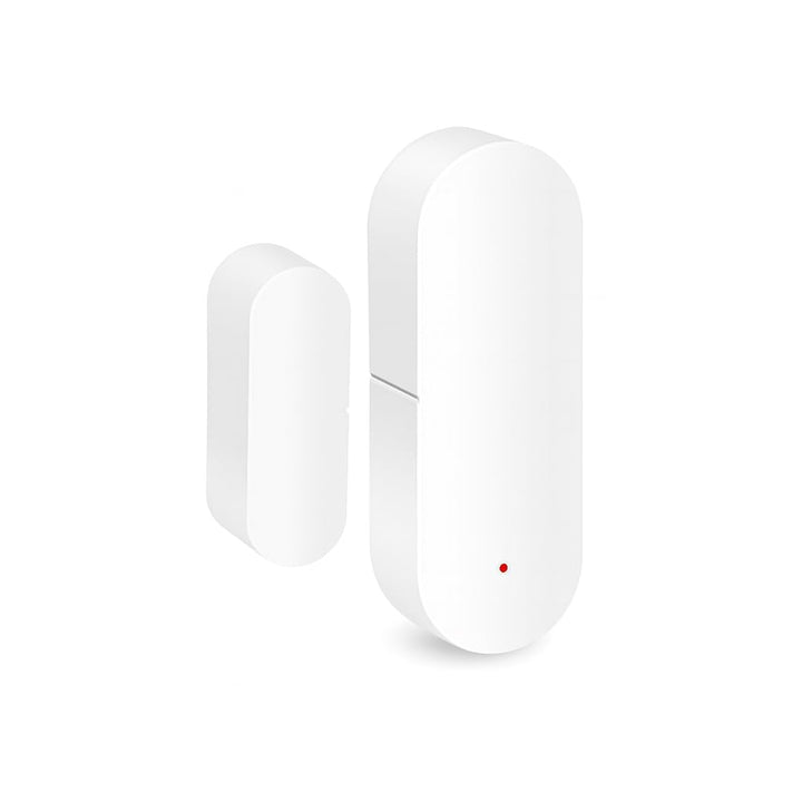 ZigBee Door and Window Contact Sensor, Wireless Smart Home Security Device, White, Battery-Powered