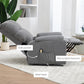HOMCOM Lift Chair for Seniors, Microfibre Upholstered Electric Recliner Chair with Remote, Quick Assembly, Grey