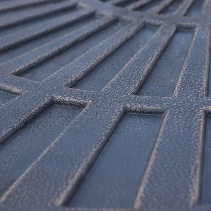 Outsunny 2pc Portable Umbrella Base Weights 61.6lbs Resin Flabelliform Garden Parasol Base Outdoor Patio Umbrella Stand Holder Weights, Bronze