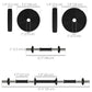 Soozier 55LBS 2-in-1 Adjustable Barbell & Dumbbells Set, Weights Set with Non-slip Handles for Men and Women Home Gym Training