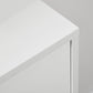 HOMCOM White Dresser for Bedroom with 3 Drawers, Morden Chest of Drawers with Solid Wood Legs and Handles, Storage Organizer for Living Room, White