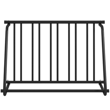 Soozier All-Steel Bike Rack, 45" Bike Stand, 3-Bike Capacity, Single-Side, for Garages Streets Yards Schools
