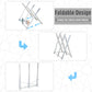 DURHAND Portable Sawhorse Heavy Duty Cutting Stand Steel Adjustable Work Support, Foldable Sawhorse Stand 220 lbs Weight Capacity