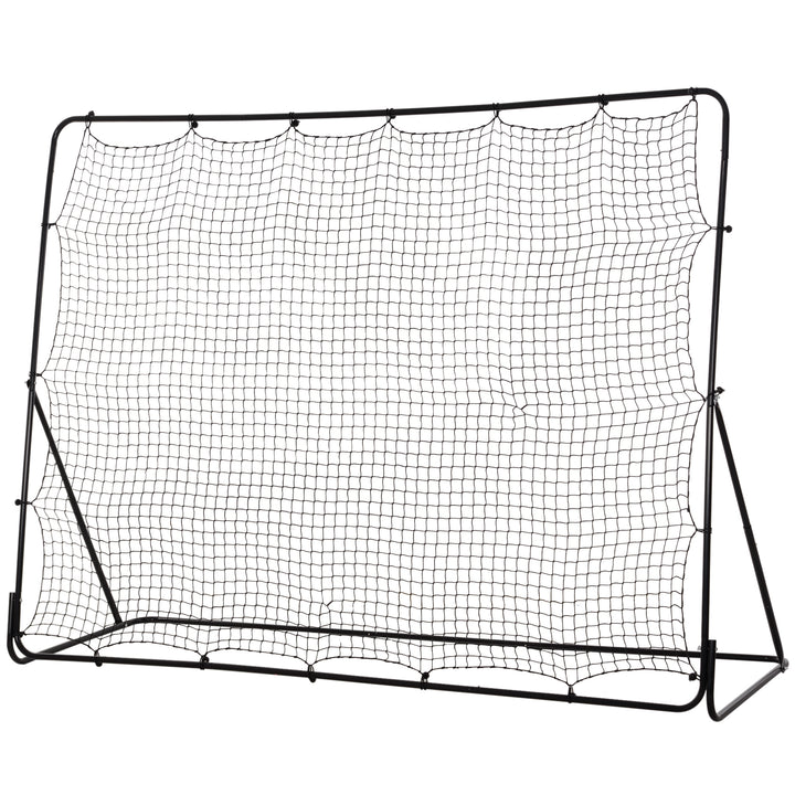 Soozier 8' x 6' Soccer Rebounder Net with 5 Adjustable Angles for Backyard Park Training Practice