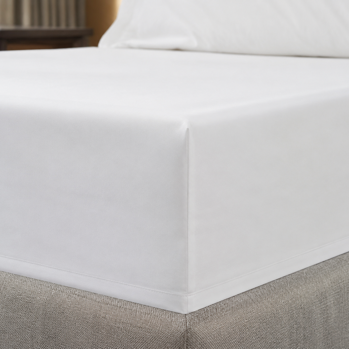 Aarniva Hotel Bedsheet Set | King/Queen & Single Bed Options | Soft & Smooth | Classic White