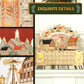HOMCOM Wooden Christmas Advent Calendar, Lighted 24 Days Xmas Calendar House, Christmas Table Decoration with Countdown Drawers, Bible Characters, Battery Operated, Natural