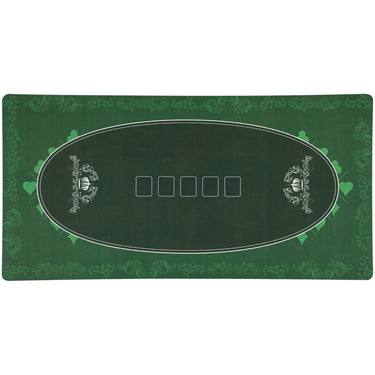 Soozier Poker Table Top Poker Mat for 6 Player, Green