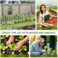 Outsunny 138"x39"x32" Transparent PVC Mini Tunnel Greenhouse Garden Green Grow Shed Portable Plant Flower Warm House Steel Frame Zipped Doors