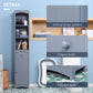 HOMCOM Tall Wooden Bathroom Cabinet Storage Organizer Kitchen Bedroom Decorative