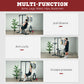 Soozier LAT Pull Down Machine Cable Machine, High and Low Pulley Station with Adjustable Seat, for Home Gym
