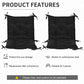 Outsunny Patio Chair Cushions Set of 2, 39" x 20" x 3" Outdoor Tufted Cushion Set with Ties for Indoor Outdoor Garden Furniture, Dark Grey