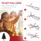HOMCOM 4ft Prelit Artificial Optical Xmas Tree Spruce Hinged Full Tree