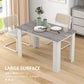HOMCOM Kitchen Table for 4-6 People, Dining Table with Wood Effect for Dining Room, Oak