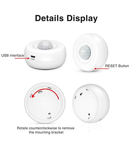 Human Detector Automation Wireless Smart Pir Infrared Motion Movement Sensor for Home Security Alarm