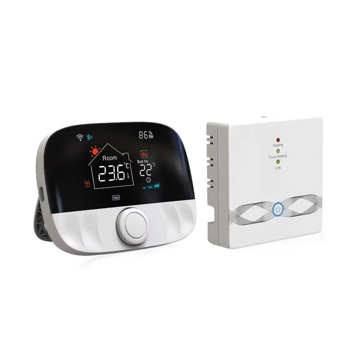 Smart Thermostat Enhanced - Programmable WiFi Thermostat - Works with Siri, Alexa, Google Assistant - Smart Home