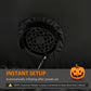 HOMCOM 7ft Inflatable Halloween Decoration Pumpkin Reaper, Blow-Up Outdoor LED Yard Display with Lights for Garden, Party, Holiday
