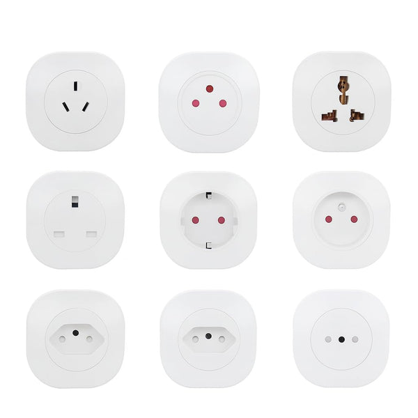 Smart Plug, Mini Wi-Fi Plug That Works with Alexa & Google Home, Compatible with SmartThings, Smart Socket with Remote Control & Timer Function, 2.4Ghz Wi-Fi Only, No Hub Required