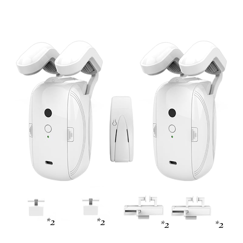 Smart Automatic Curtain Opener Closer,Automatic Curtain Rod Opener,Remote Controlled Electric Curtain Opener,Upgraded High-Performance Curtain Robot Motor,Electronic Auto Curtain Mover Gadget