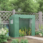 Outsunny 6.6' x 2.5' x 5.5' Patio Hot House, Walk-in Garden Greenhouse with Steel Frame, Door, Window for Balcony, Patio, Green