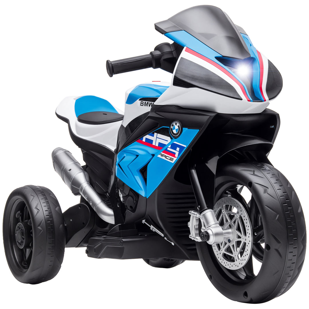 Aosom Kids 6V Electric Ride-On Motorcycle Battery Powered 1.5-5 Years Blue