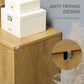 HOMCOM Storage Cabinet with Doors, Cupboard Organization with Shelf and Wood Legs, Storage Solution for Living Room, Bathroom