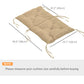 Outsunny Patio Chair Cushions Set of 2, 39" x 20" x 3" Outdoor Tufted Cushion Set with Ties for Indoor Outdoor Garden Furniture, Dark Grey