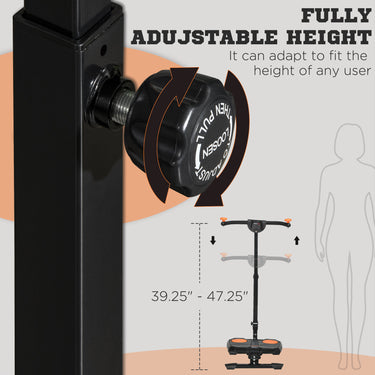 Soozier Foldable Ab Twister Board for Waist Trimming, Ab Waist Sculptor Workout Equipment wirh Screen Showing Time, Calories