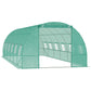 Outsunny Walk-in Greenhouse 20x10x7ft Heavy Duty Outdoor Backyard Seed Plant Vegetables Grow Warm House Green