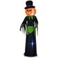 HOMCOM 9ft Inflatable Halloween Decoration Pumpkin Ghost with Pumpkins, Blow-Up Outdoor LED Display for Lawn, Garden, Party