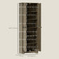 HOMCOM 67" Farmhouse Pantry Cabinet with 2 Doors, Tall Storage Cabinet with Adjustable Shelves, Distressed White