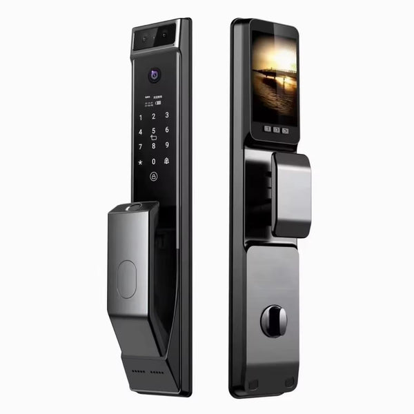 3D Face Recognition Smart Door Lock Security Camera Monitor Intelligent Fingerprint Password Electronic Key Unlock Fingerprint Door Locks,Combination Smart Door Locks,Digital Door Locks,Door Locks