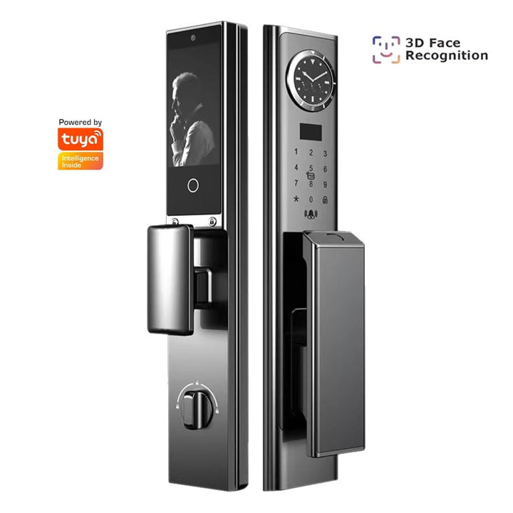 3D Face Recognition Smart Door Lock with Camera Biometric Fingerprint Security Fully Automatic Smart Lock