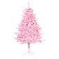 HOMCOM 5FT Artificial Christmas Tree Holiday Xmas Tree Decoration with Automatic Open for Home Party, Pink