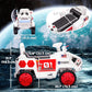 Qaba 6V Mars Rover Electric Car for Kids with Sci-Fi Sounds, Lights, MP3, for Ages 3-5, White