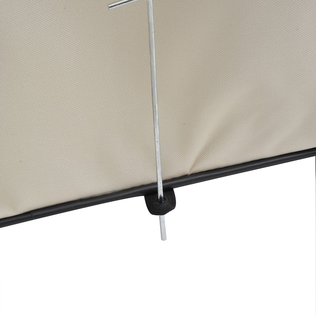 PawHut Puppy Playpen 49.2-inch Soft Pet Playpen Folding Tent Kennel Kitten Playpen Cat Dog Exercise Crate w/ Bag