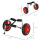 Soozier Foldable Kayak Cart, Aluminum Boat Canoe Carrier Tote Dolly Trolley Transport Trailer NO-Flat Wheel Silver