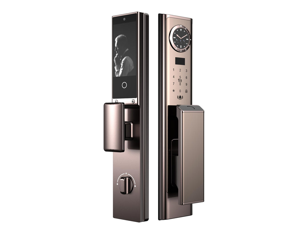 3D Face Recognition Smart Door Lock with Camera Biometric Fingerprint Security Fully Automatic Smart Lock