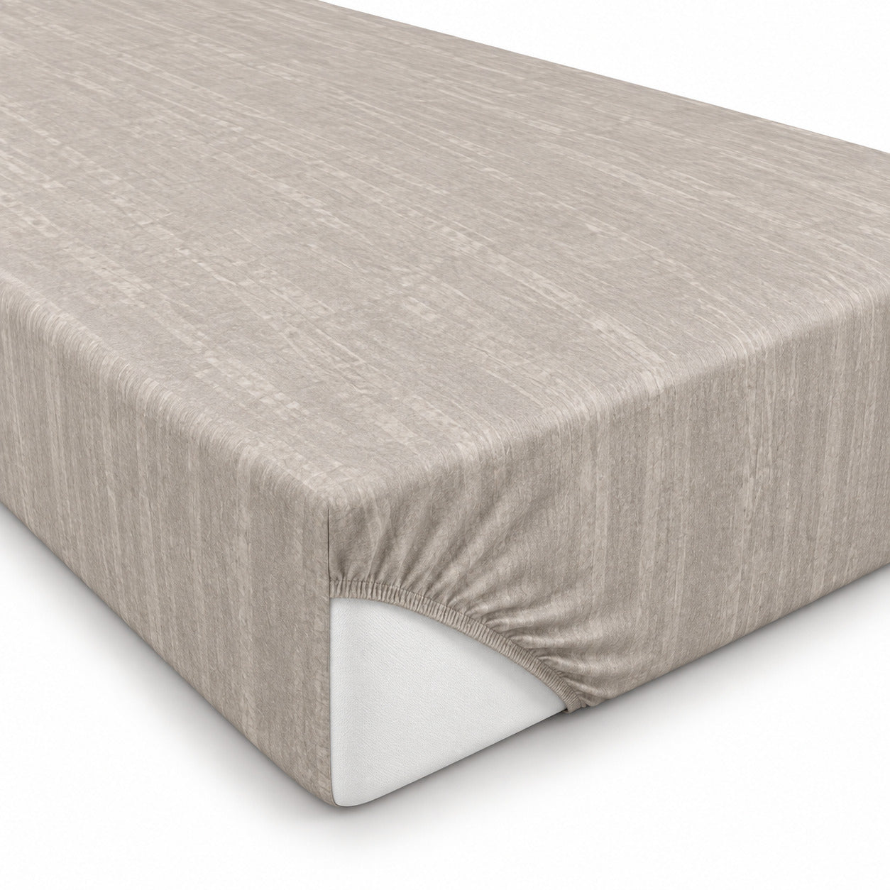 Aarniva 100% Cotton Textured Bedsheet Set | King | Soft & Breathable | Pearl Grey | 200 TC | 4-Piece Set