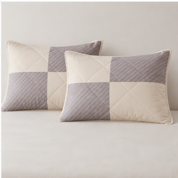 Aarniva Breathable Polyester Sandstone Geometry Comforter Set | King/Queen | 250 GSM | Ultra-Soft & Cozy | Sage Horizon | 5-Piece Set