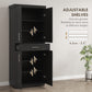HOMCOM 72" Storage Cabinet, Freestanding Kitchen Pantry Cabinet with 4 Doors, Drawer and 3 Adjustable Shelves, White