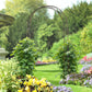 Outsunny 7.5ft Garden Metal Arch Outdoor Walkway Arbor for Decorative Climbing Vine Plants Party Wedding Ceremony Decoration Accessories Black