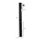 Outsunny 7ft Outdoor Solar Heated Shower with 360 Rotating Shower Head, Foot Shower Faucet, Temperature and Pressure Adjustable