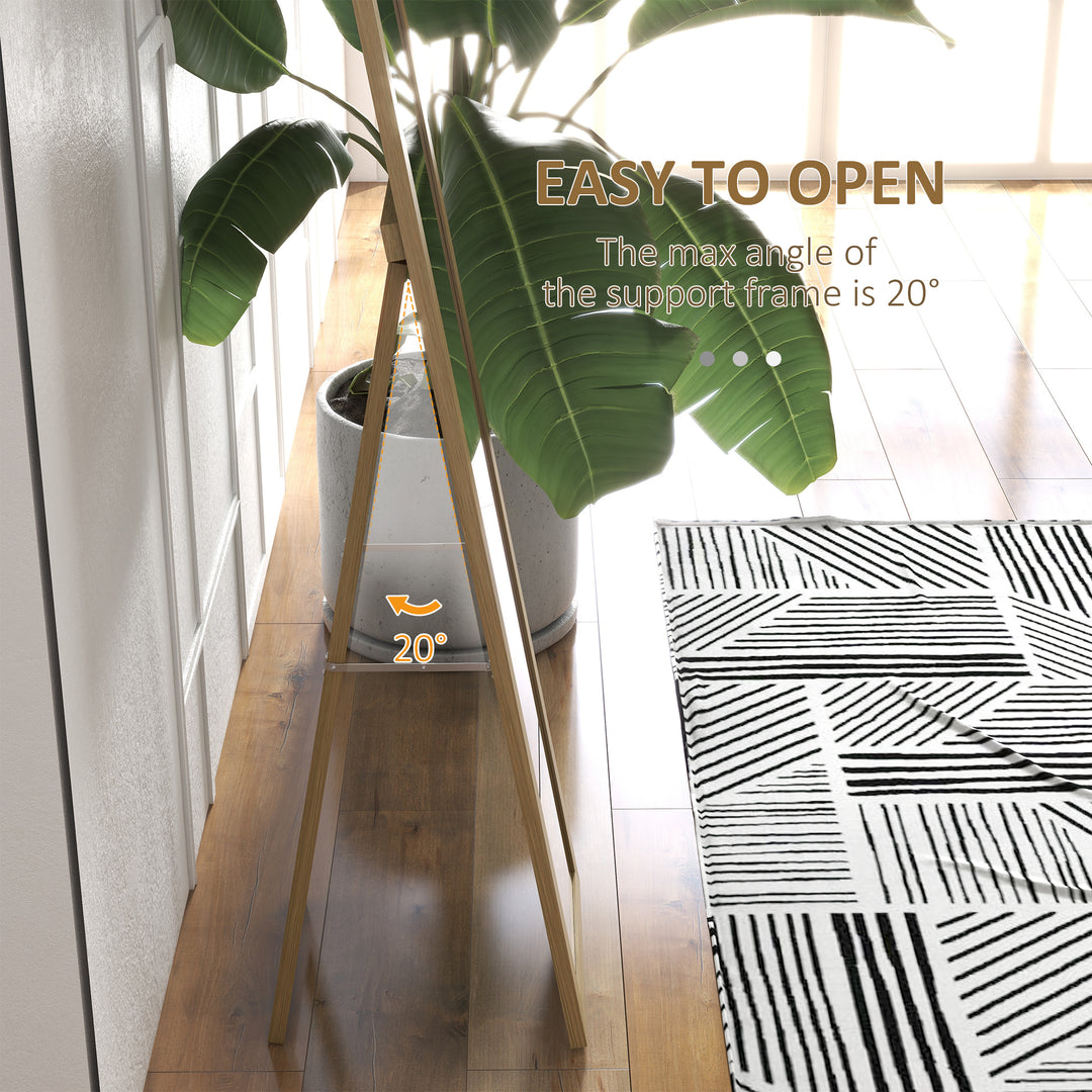 HOMCOM 15" x 62" Full Length Mirror for Bedroom, Free Standing Dressing Mirror, Wall Mirror for Living Room, Grey