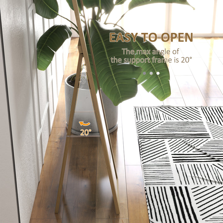 HOMCOM 15" x 62" Full Length Mirror for Bedroom, Free Standing Dressing Mirror, Wall Mirror for Living Room, Grey