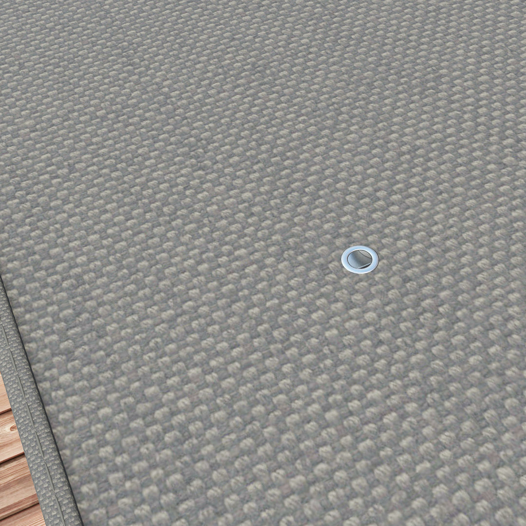 Pergola Canopy Replacement, Pergola Shade Cover for 10' x 10' Pergola (Outsunny 84C-038 Series), Dark Grey