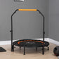 Soozier 40" Foldable Mini Fitness Trampoline, with Adjustable Foam Handle, Orange