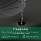 Soozier Portable Basketball Hoop, 7ft-8.5ft Height Adjustable Basketball System with Wheels & 32.3" Backboard for Youth Junior