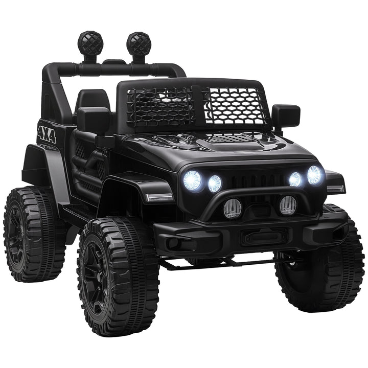 Aosom 12V Electric Truck Off Road Electric Pickup with Remote Control, Adjustable Speed, Ride on Car for Kids, Pink